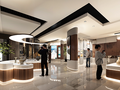 现代新中式历史展厅 现代历史文化展厅 非物质文化展厅 特色展厅 现代展厅