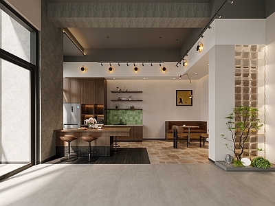 现代茶水间 现代办公室 现代茶水间