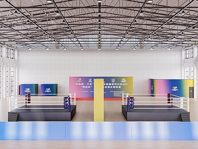 现代健身房 拳击馆