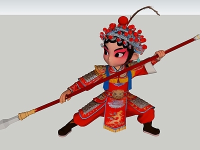 虚拟人物 粤剧 京剧 人物 文化