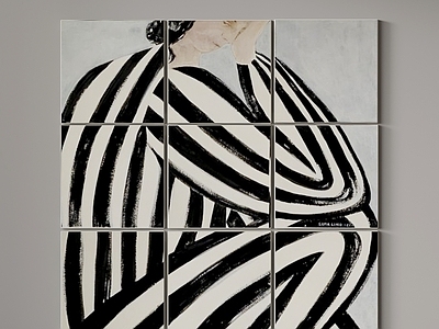 现代挂画 现代挂画 拼装画