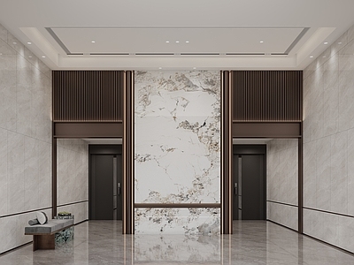 现代意式电梯间 别墅电梯间 办公电梯间 入户门厅 楼道大厅 过道电梯门