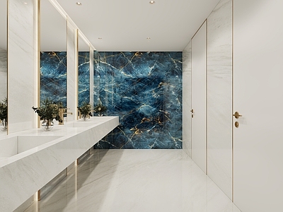 现代极简酒店卫生间 酒店卫生间 办公卫生间 商场卫生间 售楼处卫生间 公共卫生间