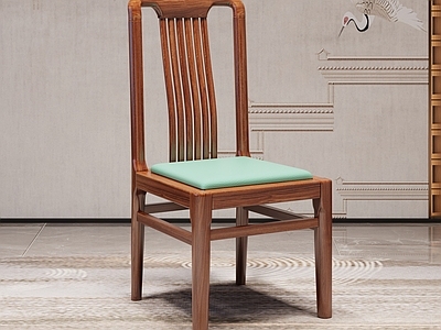 新中式中式餐椅 书椅 木椅 餐椅 休闲椅 实木椅