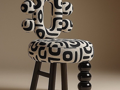 侘寂中古餐椅 侘寂中古风椅子 单椅