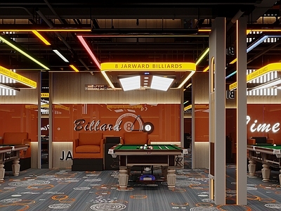 现代台球室 现代台球厅