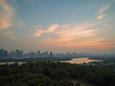 现代其它外景 晚霞 火烧云傍晚 落日 夕阳