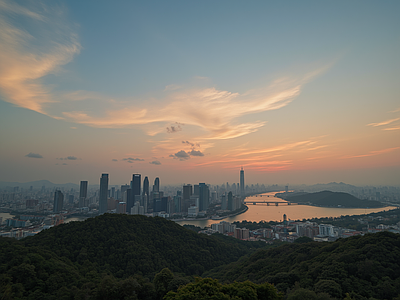 现代其它外景 晚霞 火烧云傍晚 落日 夕阳