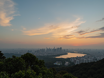 现代其它外景 晚霞 火烧云傍晚 落日 夕阳
