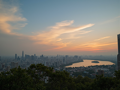 现代其它外景 晚霞 火烧云傍晚 落日 夕阳