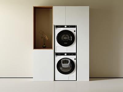 现代洗衣机柜 洗衣机柜 阳台柜 洗衣机