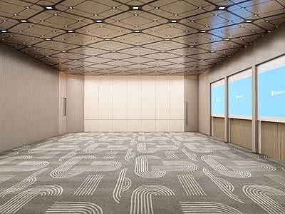 现代报告厅 现代报告厅 室内天花造型 工装天花