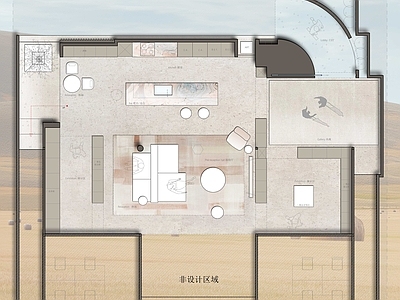 家具展厅 神无月空间设计 彩屏图 户型优化 木作展厅 工装平面图 施工图