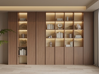 新中式书柜 新中式书柜 宋式风书柜