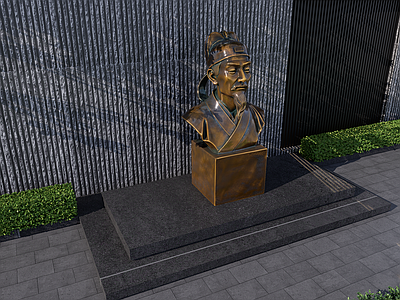 现代雕塑 人物半身雕塑 古代人物雕塑 古代将军雕塑 景观人物雕塑小品 英雄人物雕塑