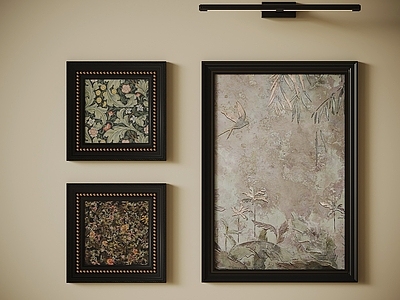 法式复古挂画 法式复古风挂画 装饰画