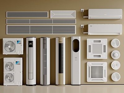 空调 壁挂空调 立式空调 中央空调 出风口 空调外机