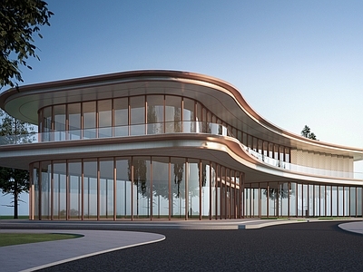 现代其他景观小建筑 现代驿站建筑 小型公共建筑 公园建筑