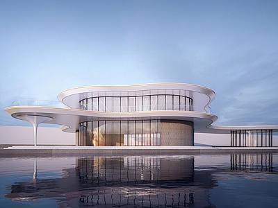 现代其他景观小建筑 现代驿站建筑 小型公共建筑 公园建筑