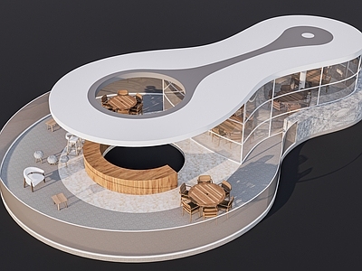 现代其他景观小建筑 现在驿站建筑 小型公共建筑 公园建筑
