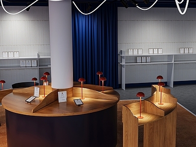 现代其他展厅 现代展厅 展台