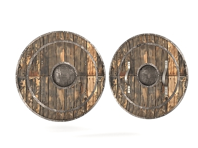 军事器材 盾牌 木盾