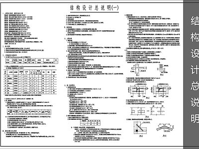 现代设计说明 结构设计说明 施工图