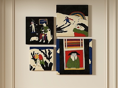 现代复古挂画 书房挂画 茶室挂画 客厅挂画 玄关挂画 办公室挂画