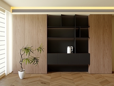 现代中古书柜 客厅书柜 开放书柜 成品书柜 满墙书柜 书柜组合