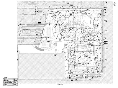 景观给排水 商业园区 景观给排水 施工图