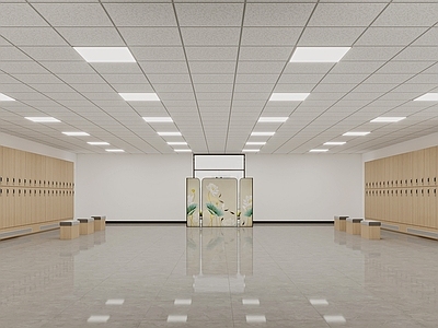 现代其他公共空间 更衣室