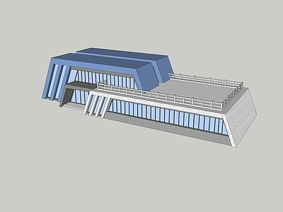 现代其他公共建筑 现代管理房