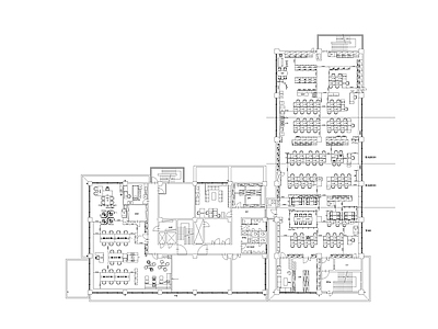 现代开放办公室 办公室平面布局图 办公会所 共享办公室 总经理办公室 施工图