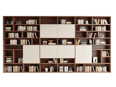 现代书柜 书籍摆件