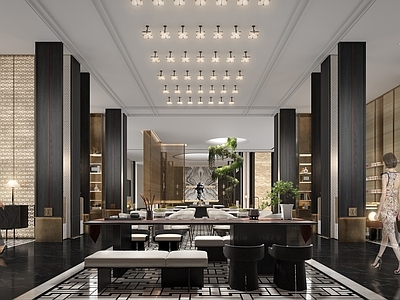 现代售楼处 洽谈区