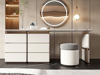 现代妆台妆凳 现代梳妆台