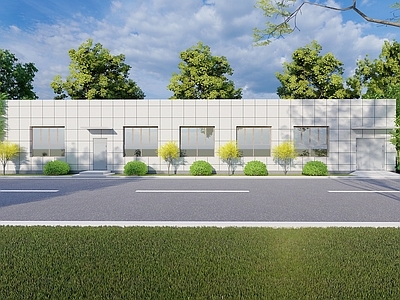 现代医院建筑 配电房垃圾暂存间