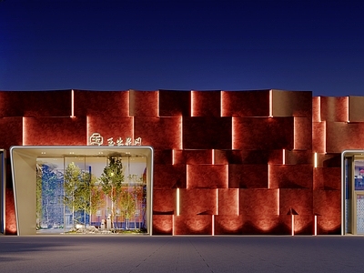 现代轻奢其他商业空间 专卖店门头 奢侈品门头