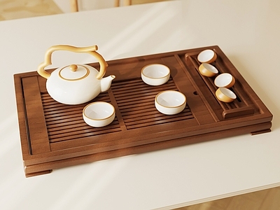 茶具 现代奶油茶具 茶壶