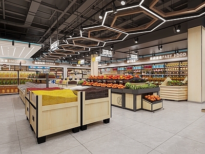 现代超市 超市 生鲜超市