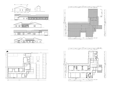 现代幼儿园建筑 幼儿建筑图纸 学校 小学建筑 施工图