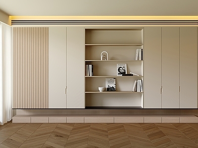 现代简约书柜 开放书柜 成品书柜 满墙书柜 客厅书柜 书房书柜