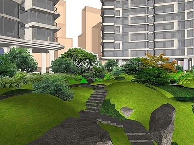 现代轻奢小区景观 line 精奢自然大区景观 成都贝宸S1 孟浩凡 四代住宅