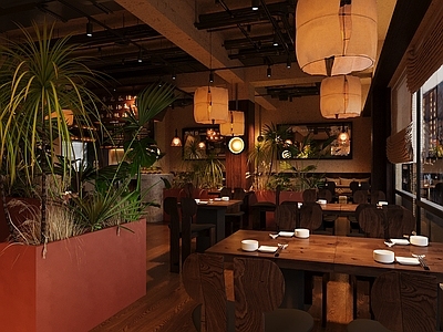 现代侘寂其他餐饮空间 山野风 原木 新山野 氛围感