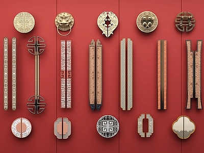 新中式拉手 新中式拉手 仿古大门拉手