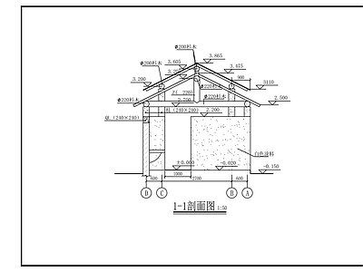 现代公厕 厕所 施工图