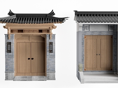 现代其他门 新中式大门 庭院门 院落大门