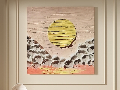 现代奶油挂画 女孩房挂画 书房挂画 客厅挂画 玄关挂画 办公室挂画