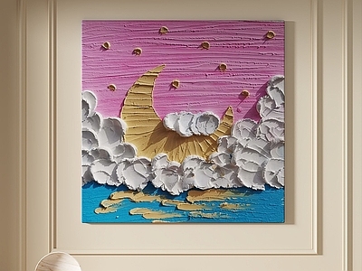 现代奶油挂画 女孩房挂画 书房挂画 客厅挂画 玄关挂画 办公室挂画