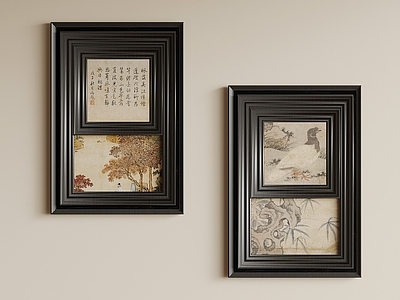 法式中古挂画 法式中古挂画 墙饰